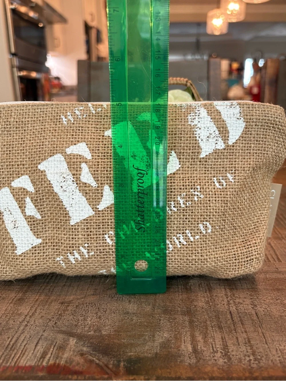 NEW Clarins FEED the Children #7 Zippered COSMETIC Bag/Pouch!